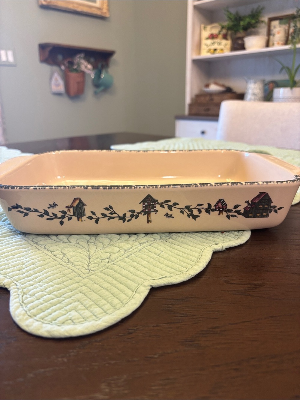 Home and Garden Party casserole dish.